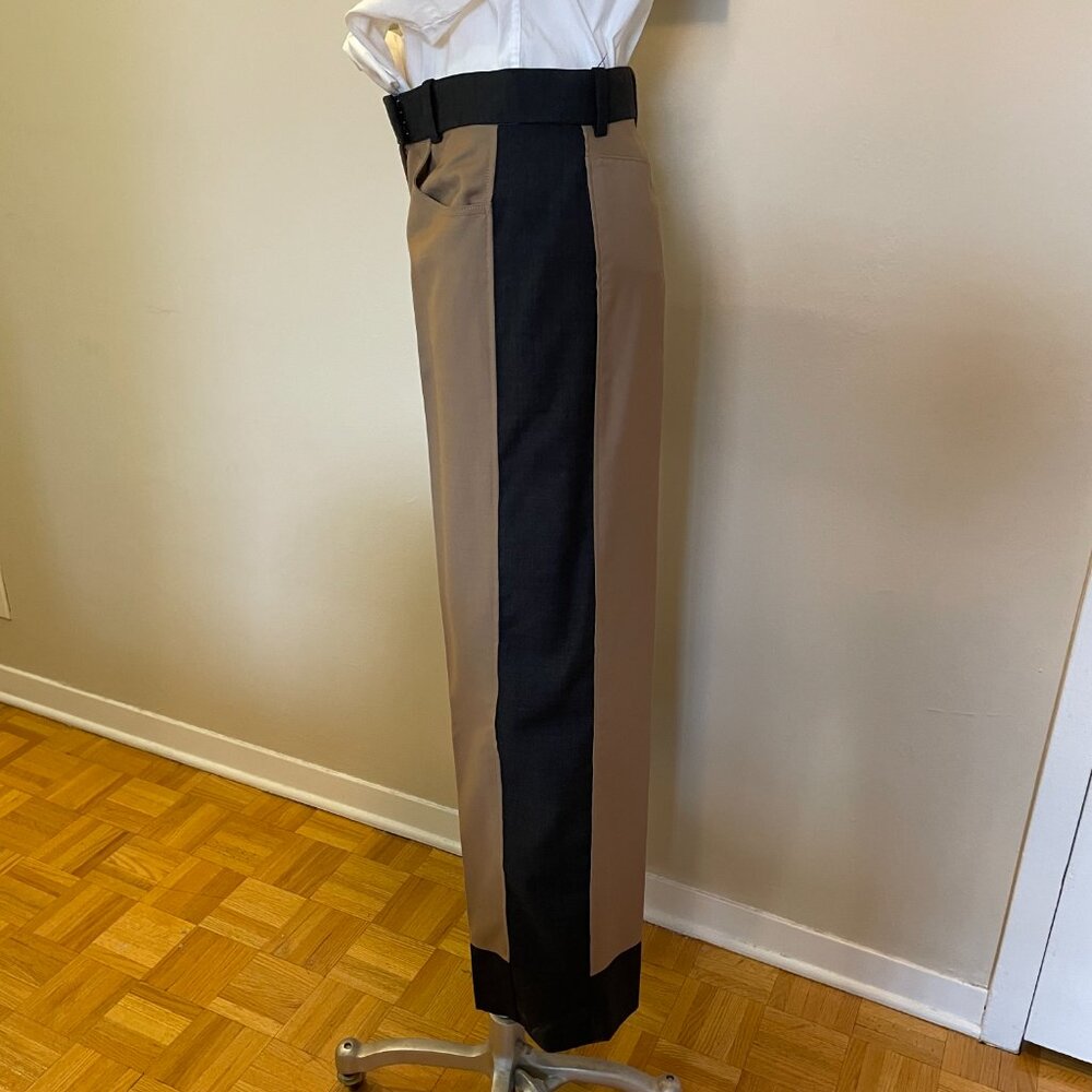COS two-tone light wool Pants - Picture 3 of 14